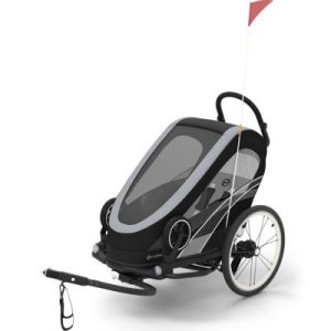 achetez Poussette remorque à vélo Zeno Bike All Black Cybex au meilleur prix en promo