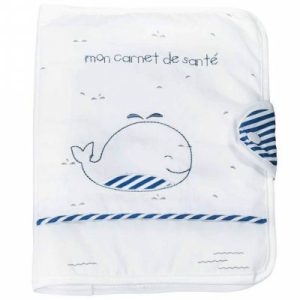 achetez Protège carnet de santé Blue baleine Sauthon au meilleur prix en promo
