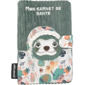 achetez Protège carnet de santé Chillos le Paresseux Les Déglingos au meilleur prix en promo