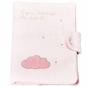 achetez Protège carnet de santé Lily poudrée Sauthon au meilleur prix en promo
