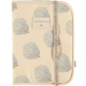 achetez Protège carnet de santé Poema Blue Gatsby Cream Nobodinoz au meilleur prix en promo