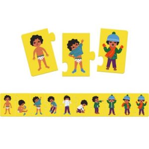achetez Puzzle Je m'habille (10 pièces) Djeco au meilleur prix en promo