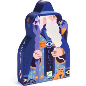 achetez Puzzle Le magicien au sceptre de cristal (36 pièces) Djeco au meilleur prix en promo