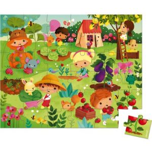 achetez Puzzle Potager (36 pièces) Janod au meilleur prix en promo