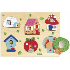 achetez Puzzle à encastrement Coucou-house (6 pièces) Djeco au meilleur prix en promo
