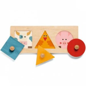 achetez Puzzle à encastrement FormaBasic (3 pièces) Djeco au meilleur prix en promo