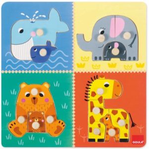 achetez Puzzle à encastrement Mamans et bébés(14 pièces) Goula au meilleur prix en promo