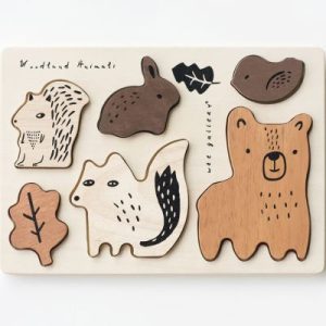 achetez Puzzle à encastrer en bois Forêt Wee Gallery au meilleur prix en promo
