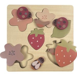 achetez Puzzle à encastrer et jeu de mémoire 2 en 1 Fraise Egmont Toys au meilleur prix en promo