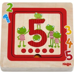 achetez Puzzle à étage Amis des chiffres (5 pièces) Haba au meilleur prix en promo