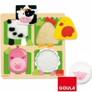 achetez Puzzle d'encastrement à toucher Ferme Goula au meilleur prix en promo