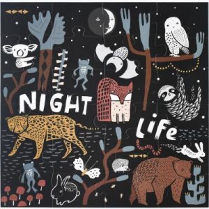 achetez Puzzle géant Night Life (24 pièces) Wee Gallery au meilleur prix en promo