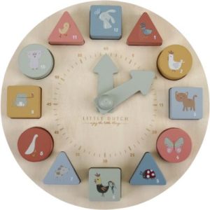 achetez Puzzle horloge en bois Little Goose Little Dutch au meilleur prix en promo
