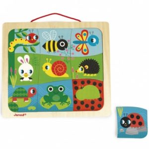 achetez Puzzle magnétique Happy garden Janod au meilleur prix en promo
