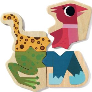 achetez Puzzle magnétique Mixanimo (24 pièces) Djeco au meilleur prix en promo