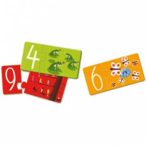 achetez Puzzles Duo de chiffres (20 pièces) Djeco au meilleur prix en promo