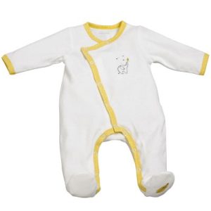 achetez Pyjama chaud Babyfan blanc et gris (3 mois) Sauthon au meilleur prix en promo
