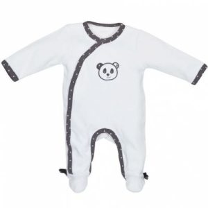 achetez Pyjama chaud velours croisé panda Chao Chao (1 mois) Sauthon au meilleur prix en promo