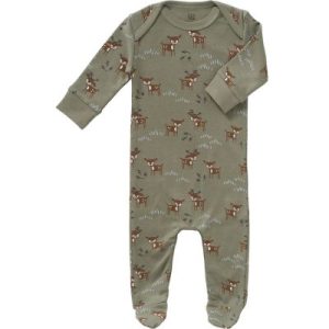 achetez Pyjama en coton bio Deer olive (3-6 mois : 60 à 67 cm) Fresk au meilleur prix en promo