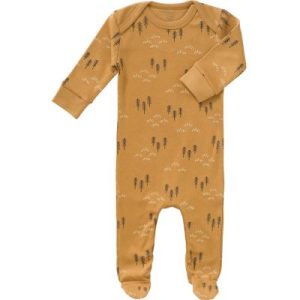 achetez Pyjama en coton bio Woods spruce yellow (3-6 mois : 60 à 67 cm) Fresk au meilleur prix en promo