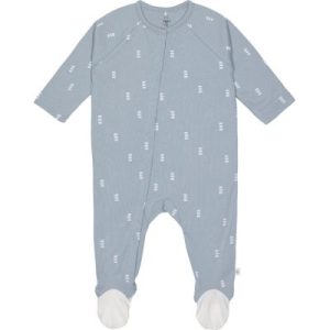 achetez Pyjama léger en coton bio Blocks bleu clair (0-2 mois) Lässig au meilleur prix en promo