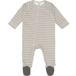 achetez Pyjama léger en coton bio Cozy Colors Wear rayé gris (0-2 mois) Lässig au meilleur prix en promo