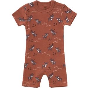 achetez Pyjama léger en coton bio Deer amber brown (0-3 mois : 50 à 60 cm) Fresk au meilleur prix en promo