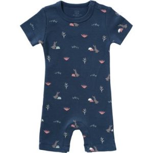 achetez Pyjama léger en coton bio Rabbit mood indigo (3-6 mois : 60 à 67 cm) Fresk au meilleur prix en promo