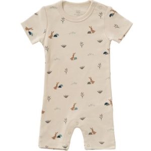 achetez Pyjama léger en coton bio Rabbit sandshell (0-3 mois : 50 à 60 cm) Fresk au meilleur prix en promo
