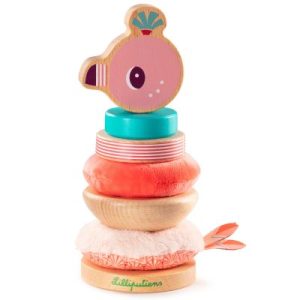 achetez Pyramide à empiler Anaïs le flamant rose Lilliputiens au meilleur prix en promo
