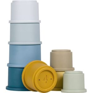 achetez Pyramide à empiler bleu Little Dutch au meilleur prix en promo