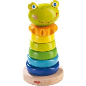 achetez Pyramide en bois grenouille Haba au meilleur prix en promo