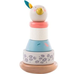 achetez Pyramide en bois oie Le voyage d'Olga Moulin Roty au meilleur prix en promo