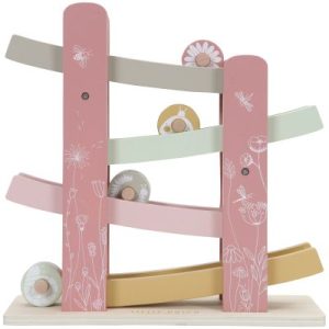 achetez Rampe de course en bois Pink Flowers Little Dutch au meilleur prix en promo