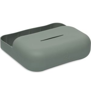 achetez Range lingettes avec porte couches intégré Ash Green Jollein au meilleur prix en promo
