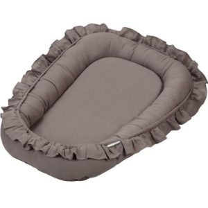 achetez Réducteur de lit à volants gris requin Pure nature Cotton&Sweets au meilleur prix en promo