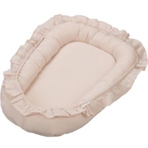 achetez Réducteur de lit à volants rose poudré Pure nature Cotton&Sweets au meilleur prix en promo