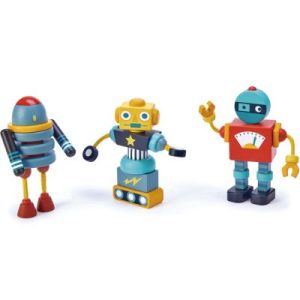 achetez Robots à construire en bois Tender Leaf au meilleur prix en promo