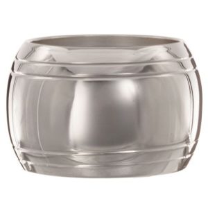 achetez Rond de serviette Tonneau Filet personnalisable (métal argenté) dans son coffret Daniel Crégut au meilleur prix en promo