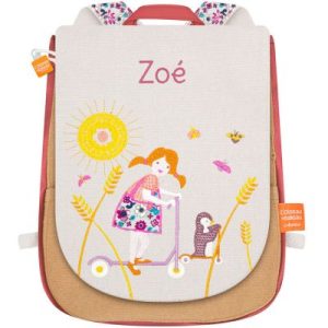 achetez Sac à dos La fille et la trottinette (personnalisable) L'oiseau bateau au meilleur prix en promo