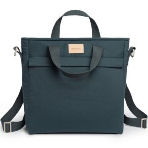 achetez Sac à dos à langer waterproof Baby on the go Carbon Blue Nobodinoz au meilleur prix en promo