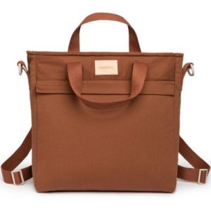 achetez Sac à dos à langer waterproof Baby on the go Clay Brown Nobodinoz au meilleur prix en promo