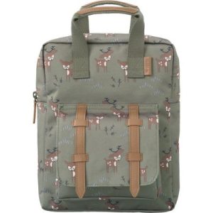 achetez Sac à dos bébé Faon olive (28 x 21 cm) Fresk au meilleur prix en promo