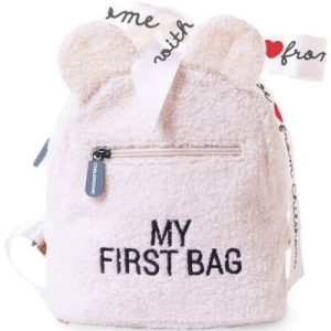 achetez Sac à dos bébé My first bag Teddy écru (24 cm) Childhome au meilleur prix en promo