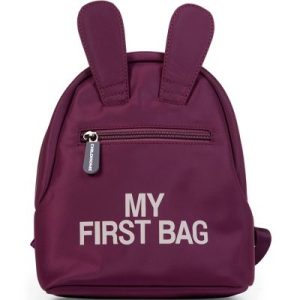 achetez Sac à dos bébé My first bag aubergine (24 cm) Childhome au meilleur prix en promo