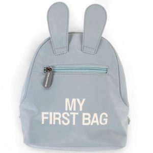 achetez Sac à dos bébé My first bag gris (23 cm) Childhome au meilleur prix en promo