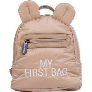 achetez Sac à dos bébé My first bag matelassé beige (24 cm) Childhome au meilleur prix en promo