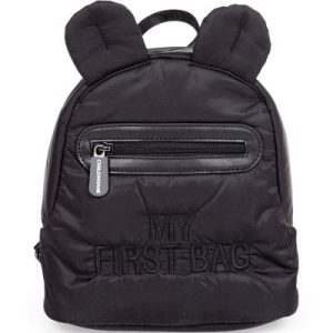 achetez Sac à dos bébé My first bag matelassé noir (24 cm) Childhome au meilleur prix en promo