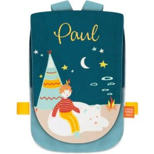 achetez Sac à dos bébé Ours blanc (personnalisable) L'oiseau bateau au meilleur prix en promo