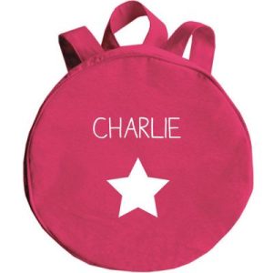 achetez Sac à dos enfant rose grenadine (personnalisable) Les Griottes au meilleur prix en promo